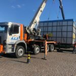 Elevação e movimentação de cargas e materiais pesados